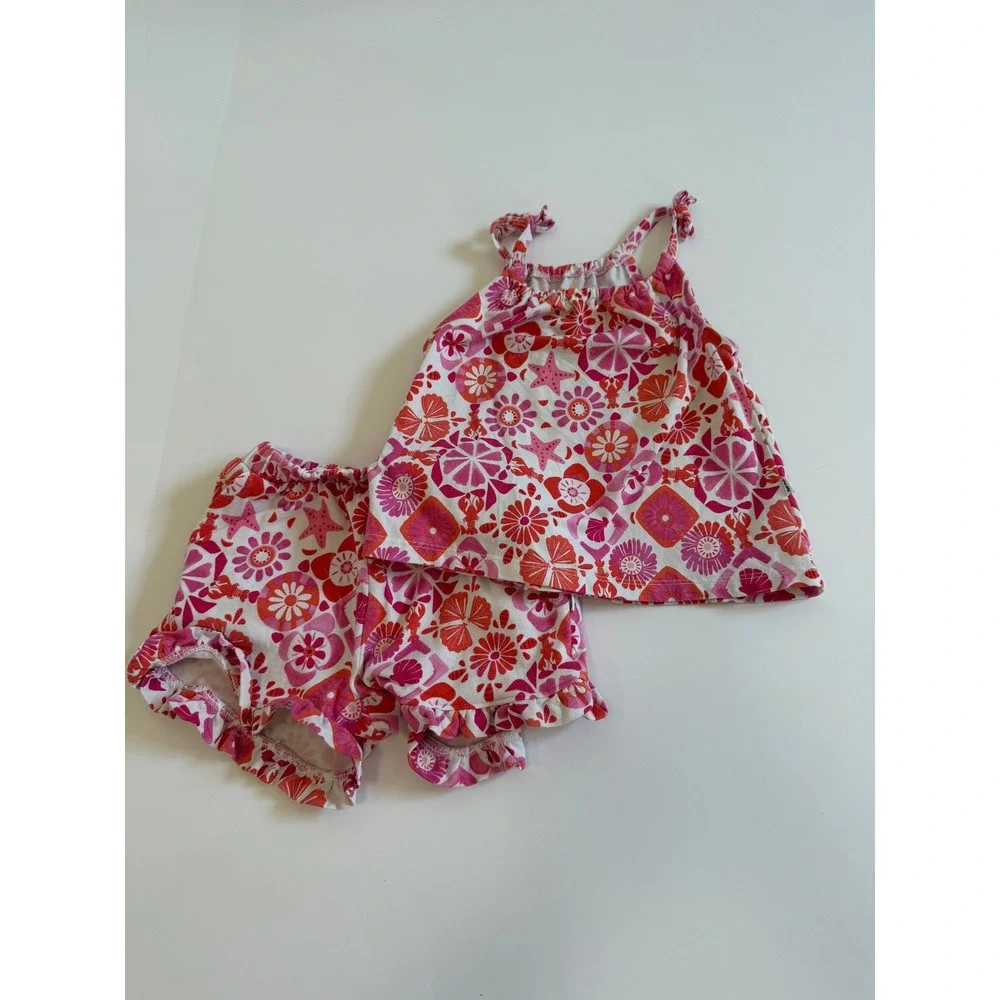 Little Sleepies Coastal Gems Tank and Bloomer Set 12-18M